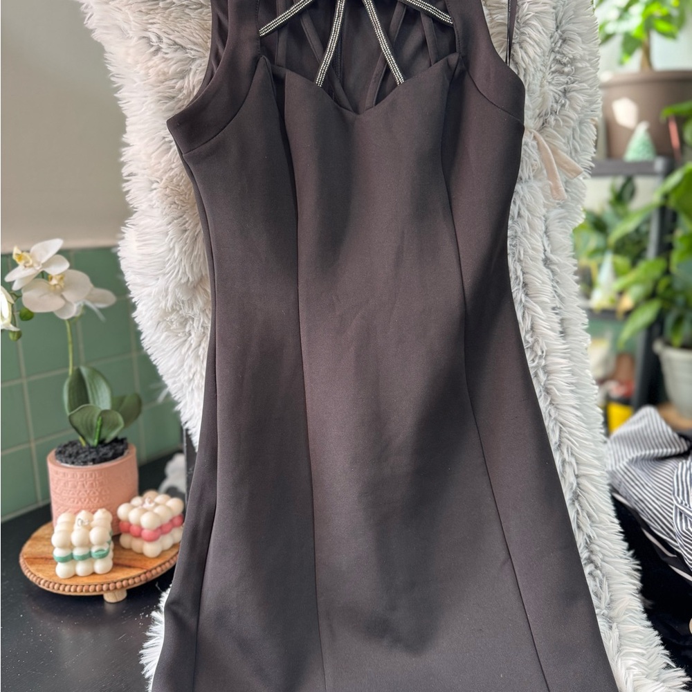 Guess Strapless Black Dress
